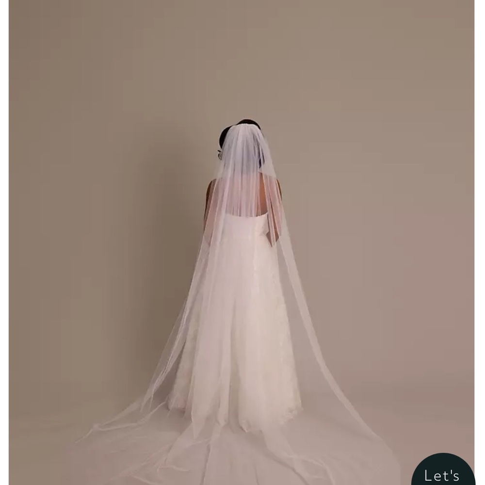 David’s Bridal Elegant White Veil
